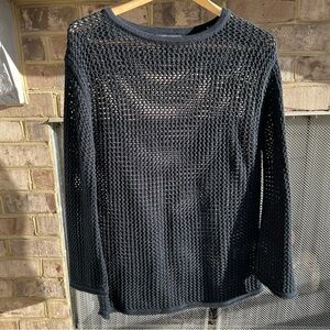 Banana Republic Black Knit Sweater Size M
